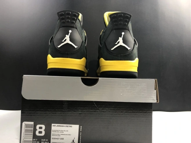 Kick Theory Jordan Thunder 308497-008 Retro 4 Air 0730